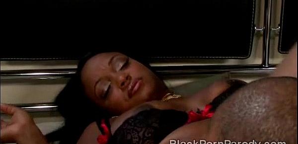  Uncle Phil tongues beautiful black babe in this XXX parody